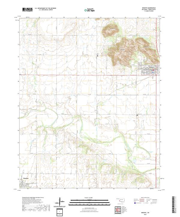 Granite topographic map thumbnail