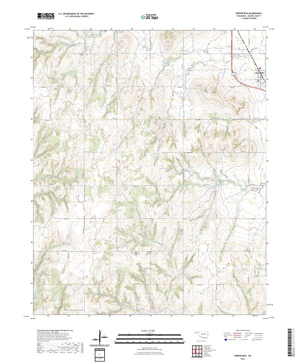Greenfield topographic map thumbnail