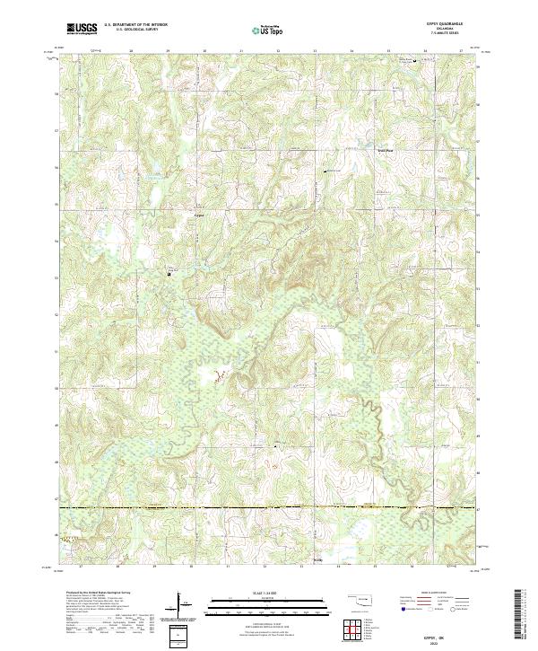 Gypsy topographic map thumbnail