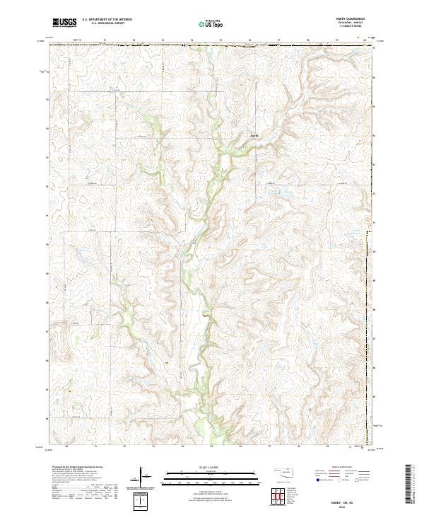Hardy topographic map thumbnail