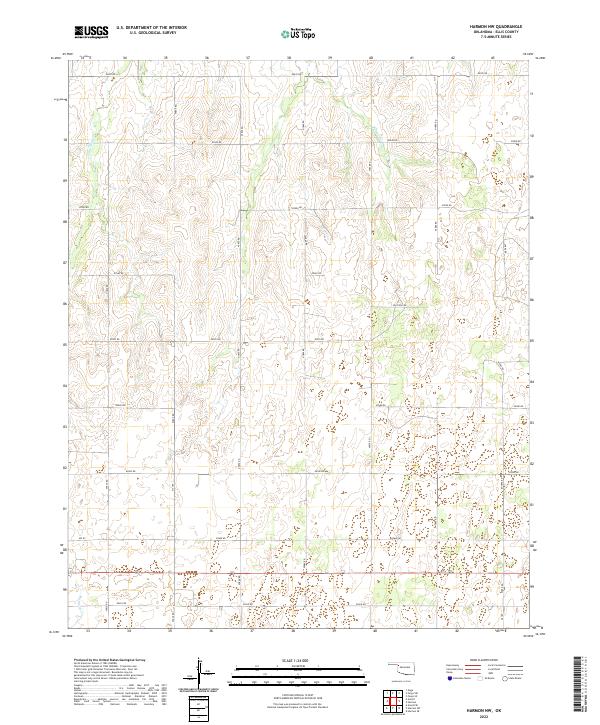 Harmon NW topographic map thumbnail