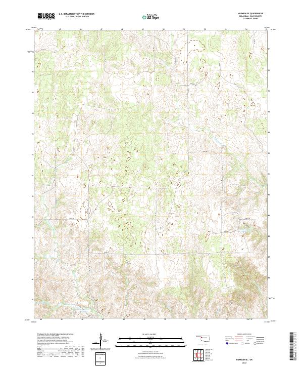 Harmon SE topographic map thumbnail