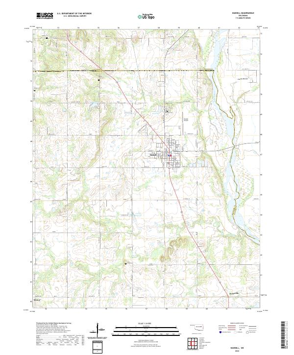 Haskell topographic map thumbnail