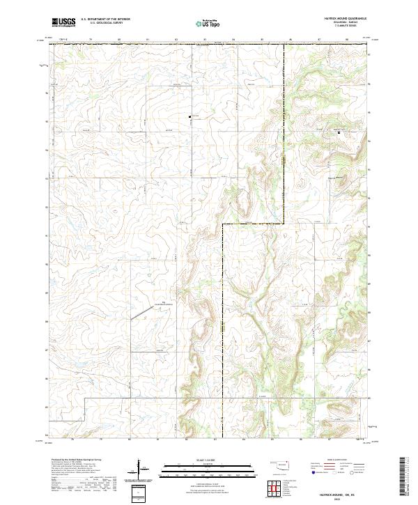 Hayrick Mound topographic map thumbnail