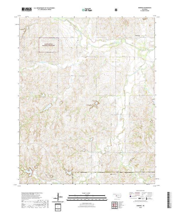 Herring topographic map thumbnail