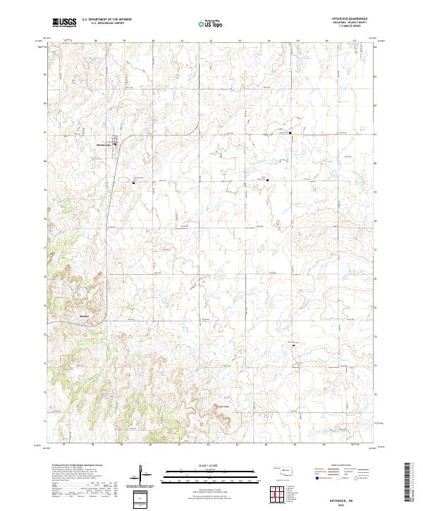 Hitchcock topographic map thumbnail