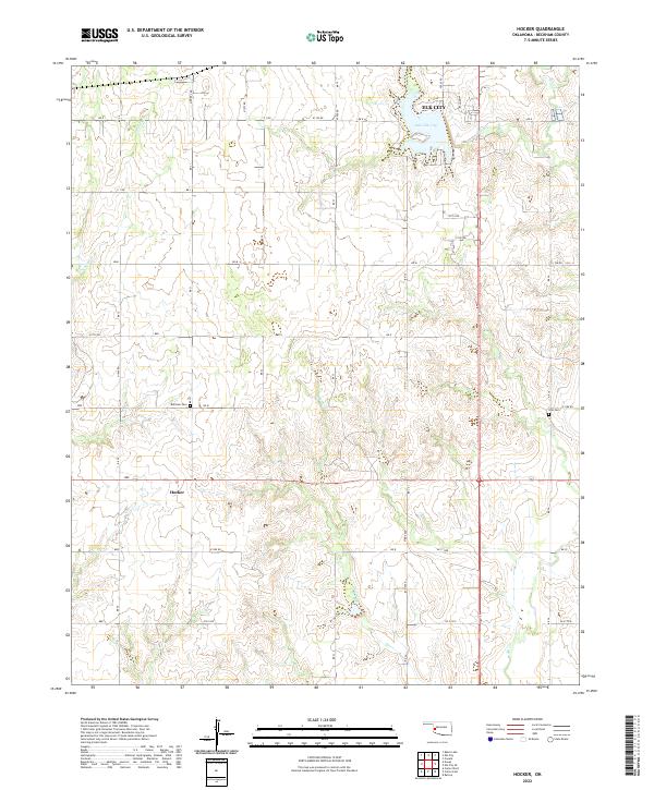 Hocker topographic map thumbnail