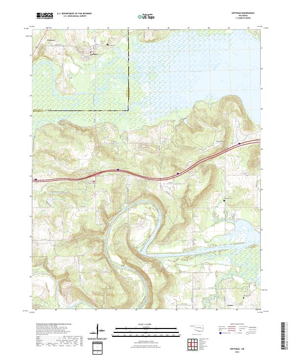 Hoffman topographic map thumbnail