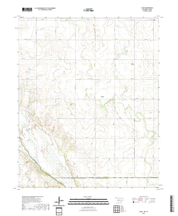 Louis topographic map thumbnail