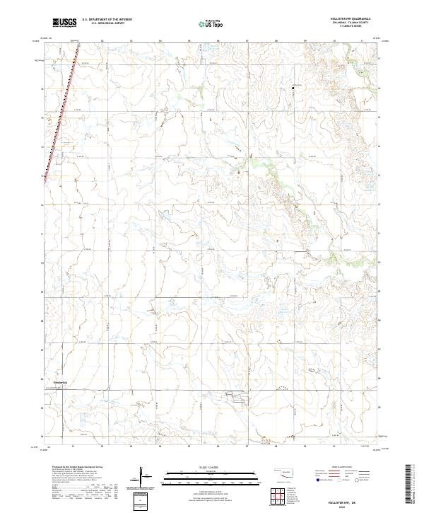 Hollister NW topographic map thumbnail