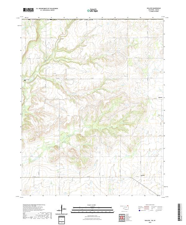 Hollow topographic map thumbnail