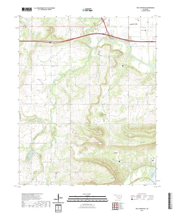 Holt Mountain topographic map thumbnail