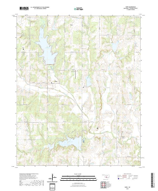 Hope topographic map thumbnail