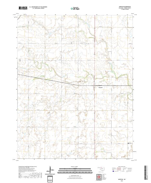 Hopeton topographic map thumbnail