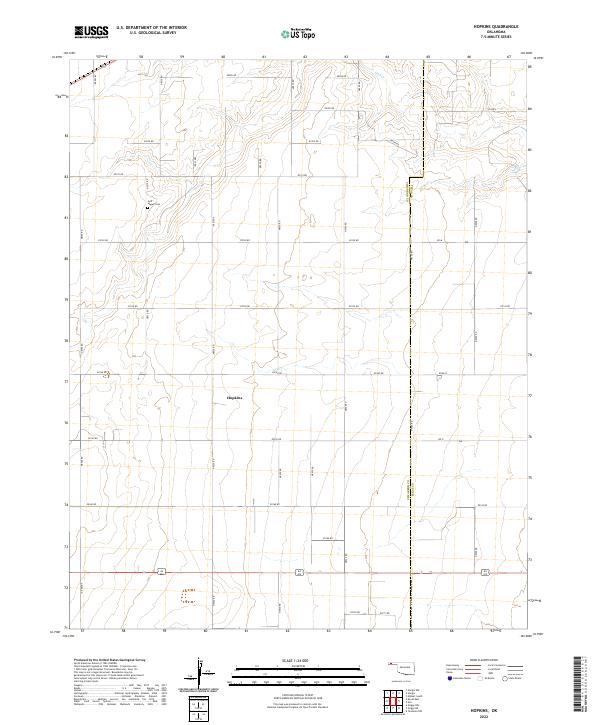 Hopkins topographic map thumbnail