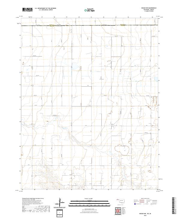Hough NW topographic map thumbnail