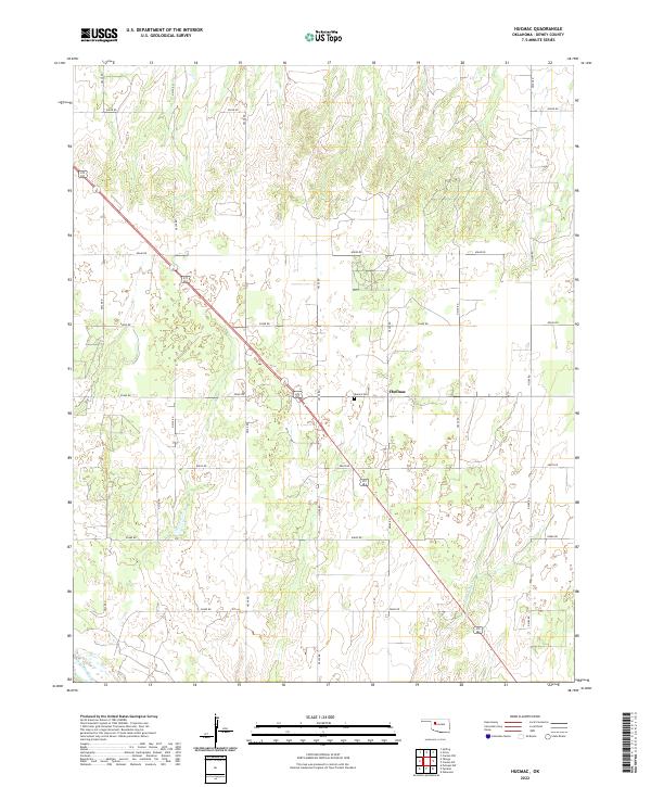 Hucmac topographic map thumbnail