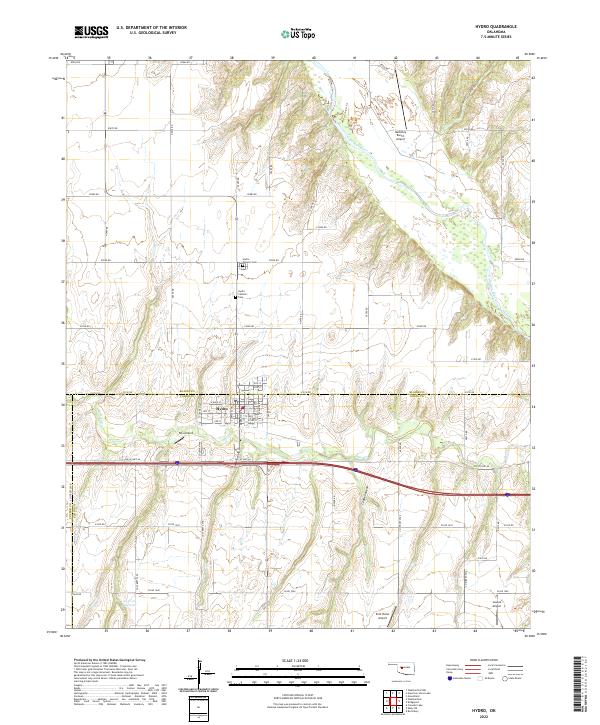 Hydro topographic map thumbnail