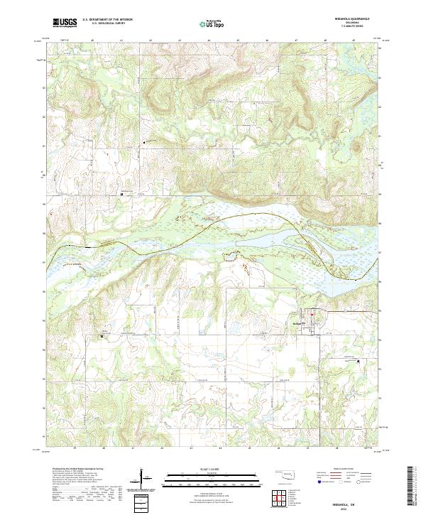 Indianola topographic map thumbnail