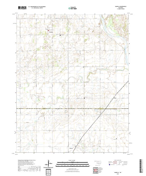 Isabella topographic map thumbnail