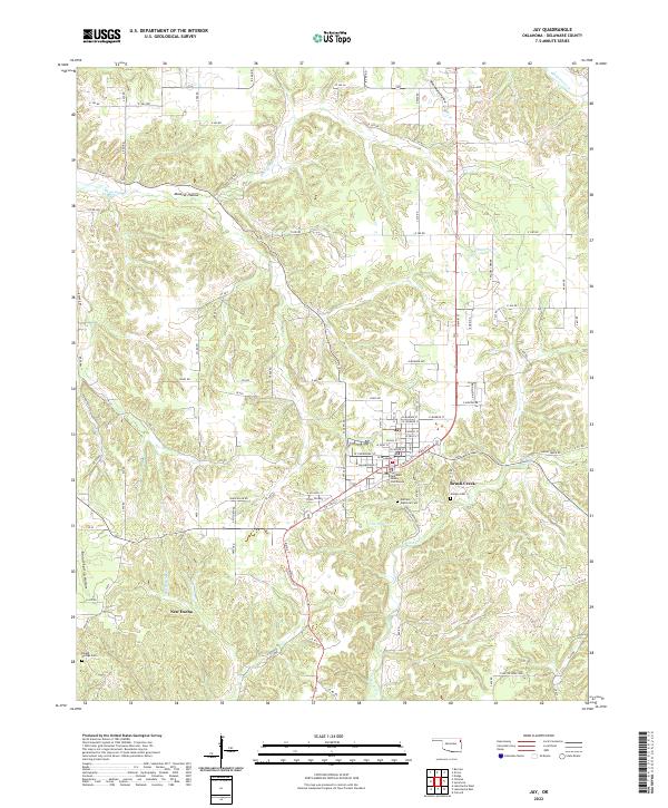 Jay topographic map thumbnail
