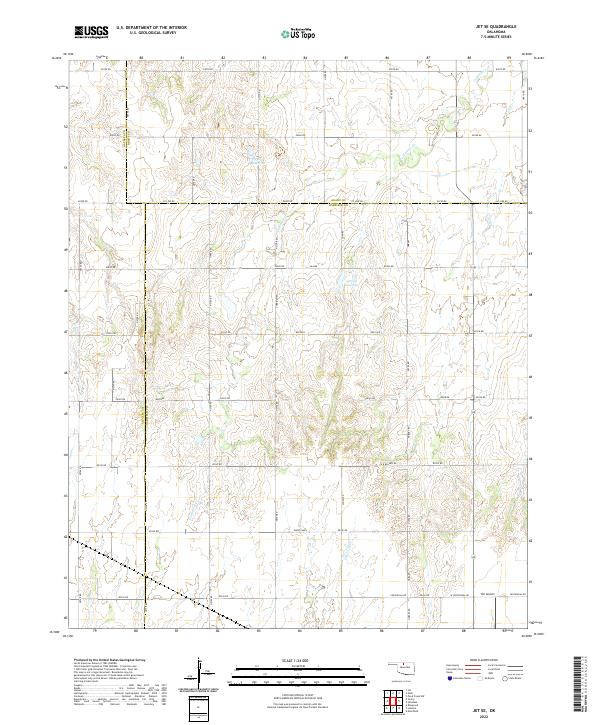Jet SE topographic map thumbnail
