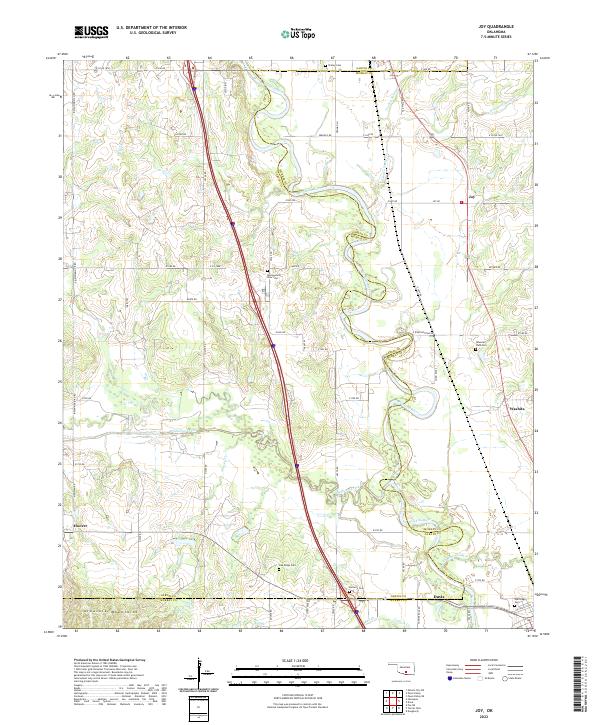 Joy topographic map thumbnail