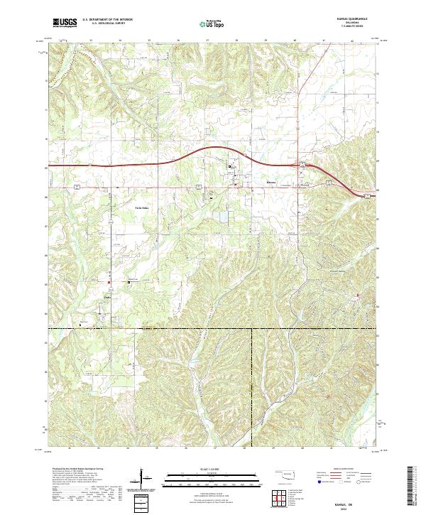 Kansas topographic map thumbnail