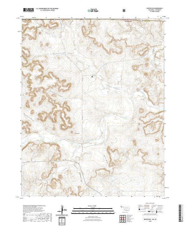 Kenton NE topographic map thumbnail