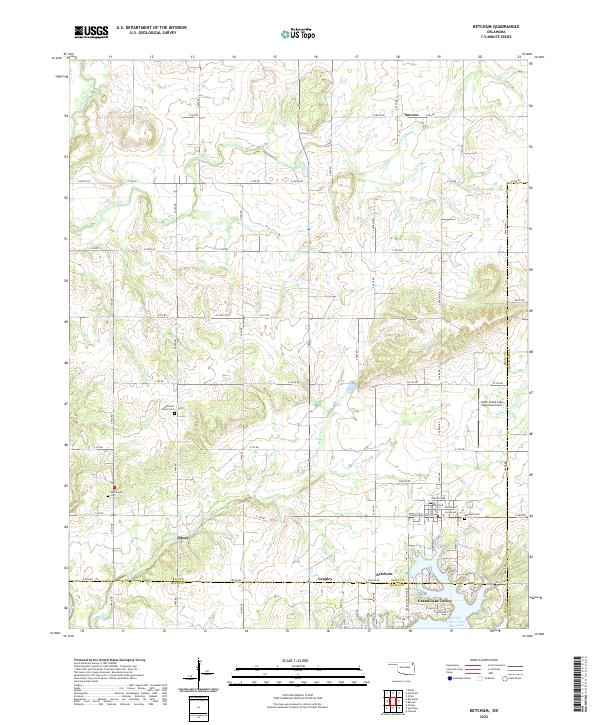 Ketchum topographic map thumbnail