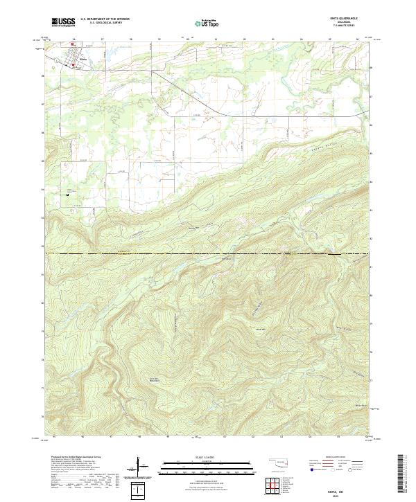 Kinta topographic map thumbnail
