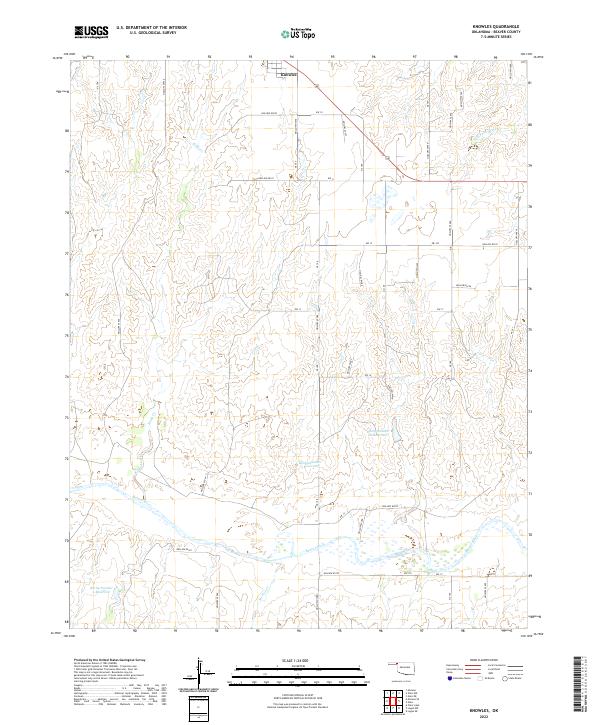 Knowles topographic map thumbnail
