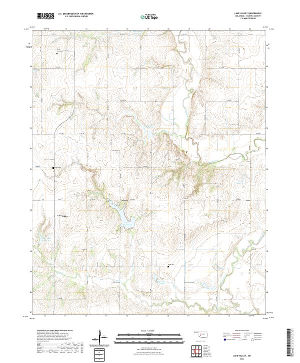 Lake Valley topographic map thumbnail