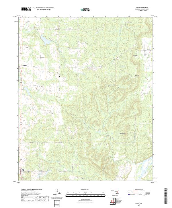 Lamar topographic map thumbnail