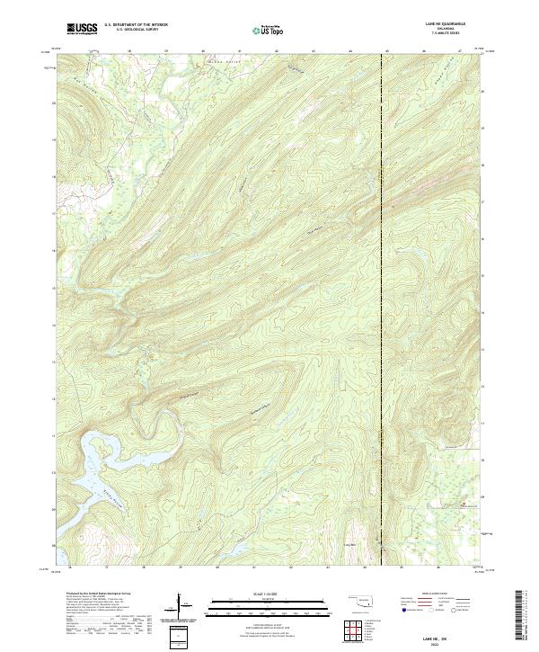 Lane NE topographic map thumbnail