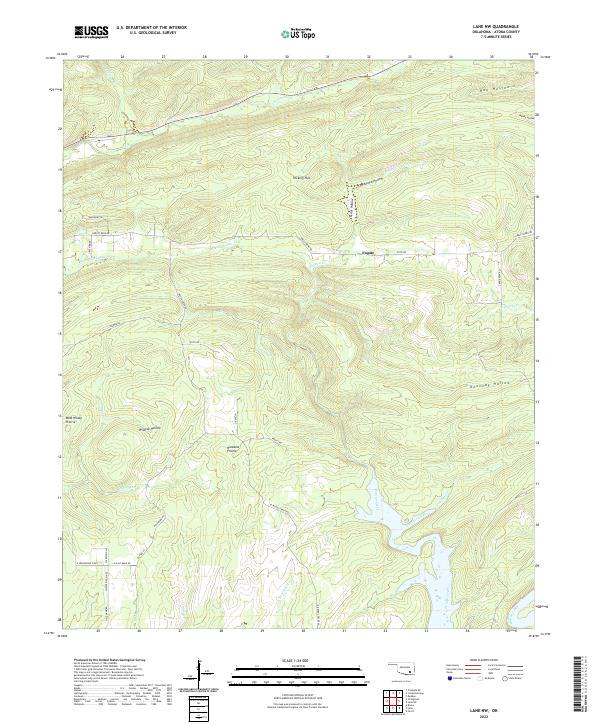 Lane NW topographic map thumbnail