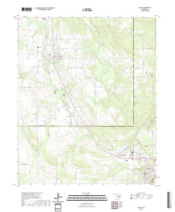 Lehigh topographic map thumbnail