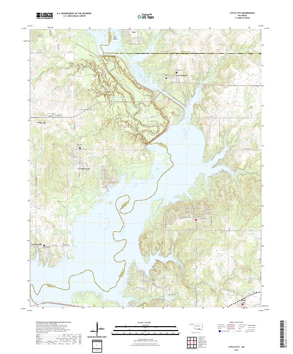 Little City topographic map thumbnail