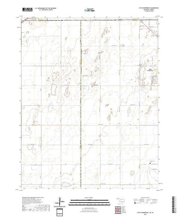 Little Ponderosa topographic map thumbnail