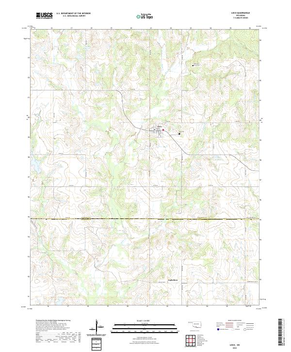 Loco topographic map thumbnail