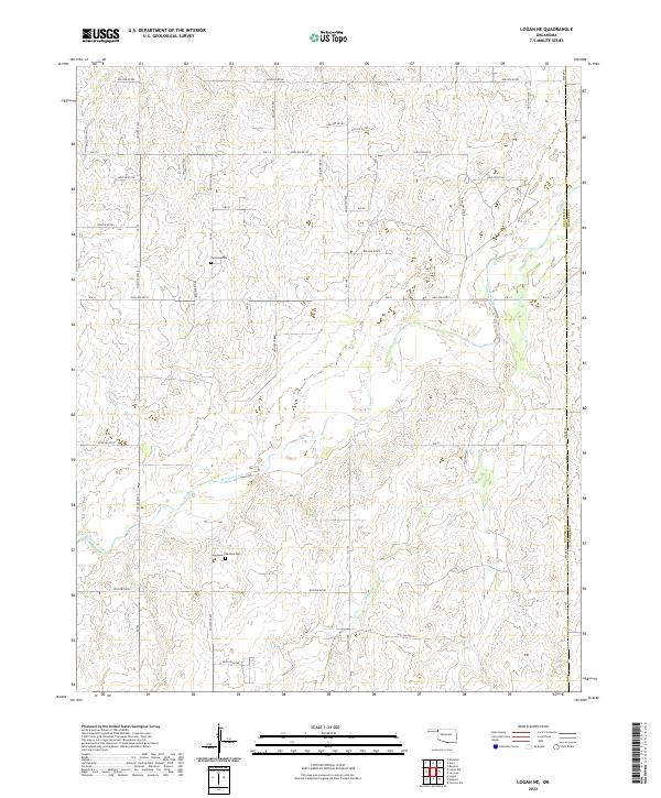 Logan NE topographic map thumbnail