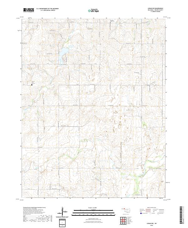 Logan NW topographic map thumbnail