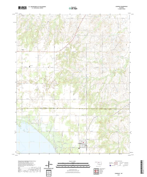 Longdale topographic map thumbnail