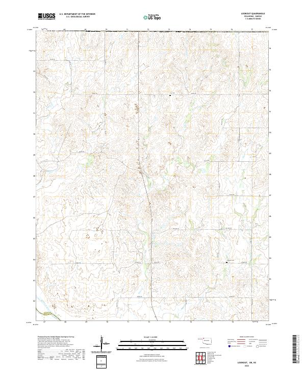 Lookout topographic map thumbnail