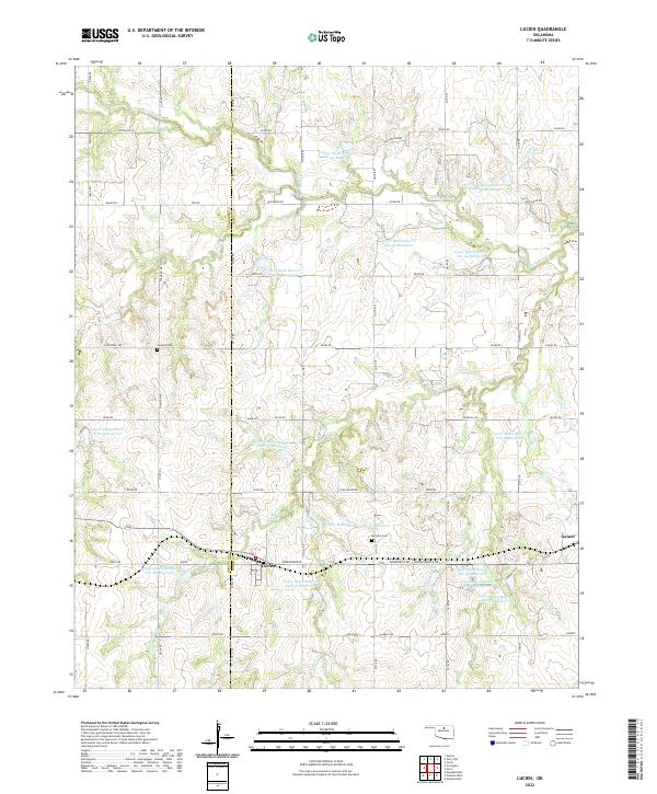 Lucien topographic map thumbnail