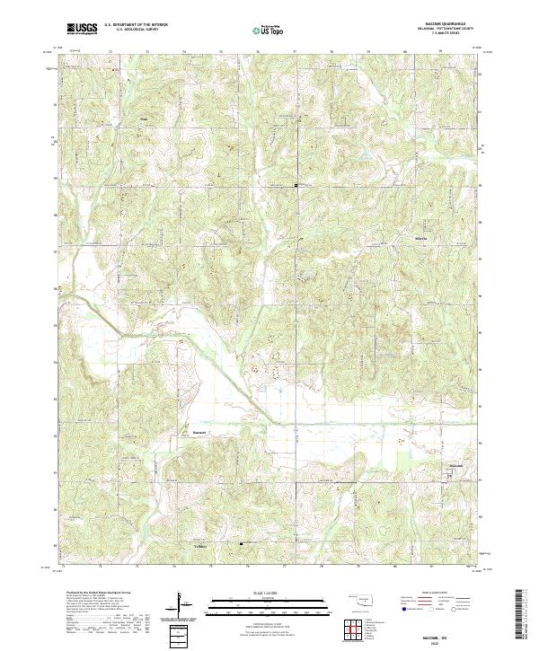Macomb topographic map thumbnail