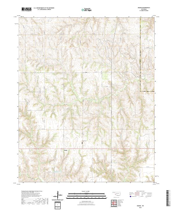 Madge topographic map thumbnail