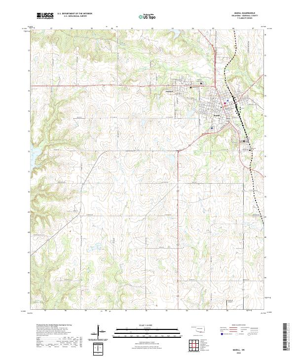 Madill topographic map thumbnail