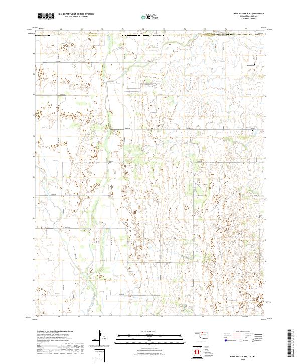 Manchester NW topographic map thumbnail