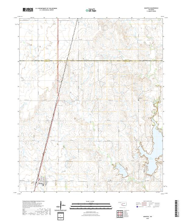 Manitou topographic map thumbnail